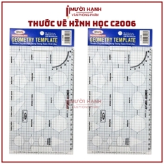 Win Q Thước Vẽ Hình Học C2006 (10 Cây/ Hộp; 5 Hộp/ Lốc)