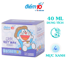 TL - Mực bút máy Doremon FPI-08/DO 40ml (Xanh, Tím, Đen) (8 Lọ/Lốc)