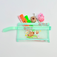 Túi Lưới 2 Ngăn Có Hình B6 6653 (12,5cm x 22,5cm) (12 Cái/ Bịch; 1200 Cái/ Thùng)