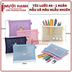 Túi Lưới 1 Ngăn Có Hình A5 (12 Cái/ Bịch; 80 Bịch/ Thùng)