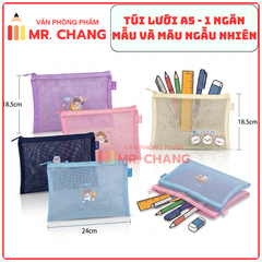 Túi Lưới 1 Ngăn Có Hình A5 (12 Cái/ Bịch; 80 Bịch/ Thùng)