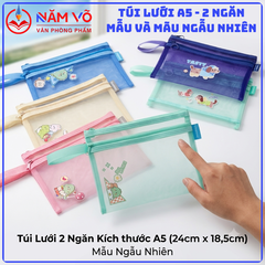 Túi Lưới 2 Ngăn Có Hình A5 (12 Cái/ Bịch; 80 Bịch/ Thùng)