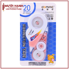 Xóa Kéo Vĩ 1 Cây Dominic DP911 (24 Vĩ/ Hộp) (576 Vĩ/Thùng)