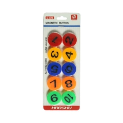 Nam Châm Bảng Từ Vỉ 10 Cục 3010S Đường Kính 30mm (10 Cục/Vỉ; 100 Vĩ/ Lốc; 400 Vĩ/ Thùng)