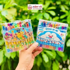 Sáp vặn 24 màu - NGẮN (6 Vĩ/Hộp; 96 Vĩ/Thùng) KM-0224; 1011S