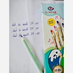G-Star Bút Bi Ấn Độ (Bút Nến) (Xanh, Đen) IT 35 (20 Cây/Hộp; 100 Hộp/Thùng)