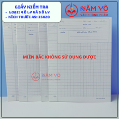 Giấy Kiểm Tra 4 Ô Ly và 5 Ô Ly (10 Tờ/ Xấp; 20 Xấp/ Lốc; 200 Xấp/ Thùng)