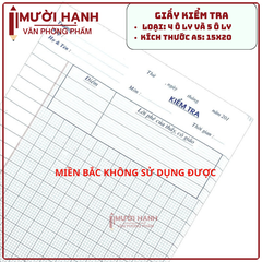 Giấy Kiểm Tra 4 Ô Ly và 5 Ô Ly (10 Tờ/ Xấp; 20 Xấp/ Lốc; 200 Xấp/ Thùng)