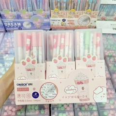 [HỘP NHỰA] Bút Gel Xóa Được NẮP Đậy Chosch HỘP NHỰA (12 Cây/Hộp; 12 Hộp/ Lốc; 12 Lốc/ Thùng) CS-G215; CS-G213; CS-G226; CS-G212