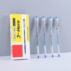 Gel Nước 3-Hero Ngòi 0.38mm (Xanh, Tím, Đỏ, Đen) (12 Cây/ Hộp)