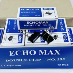 Kẹp Bướm Đen ECHO 41MM (12 Cái/ Hộp; 108 Hộp/Thùng)
