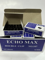 Kẹp Bướm Đen ECHO 41MM (12 Cái/ Hộp; 108 Hộp/Thùng)
