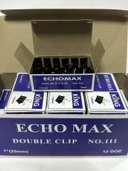 Kẹp Bướm Đen ECHO 41MM (12 Cái/ Hộp; 108 Hộp/Thùng)