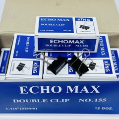 Kẹp Bướm Đen ECHO 41MM (12 Cái/ Hộp; 108 Hộp/Thùng)