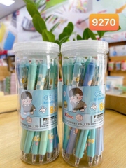 . LON 20 CÂY Bút Gel BẤM Xóa Được LON KING (Xanh, Tím) (20 Cây/Lon; 12 Lon/Hộp; 96 Lon/Thùng) 9986