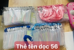 Dây + Thẻ DỌC NHỰA CỨNG KÈM DÂY 102 (20 Cái/Lốc; 40 Lốc/Thùng; 800 Cái/Thùng)
