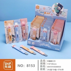 Dao Rọc Giấy Vĩ Shif 8153 (24 Cây/Hộp; 24 Hộp/Thùng)