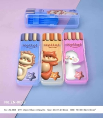 Hộp Đựng Bút Nhựa Trong Rẻ 0233, 5318, 5310, 5330, 5317, 0053, 0253 (192 Cái/ Thùng)