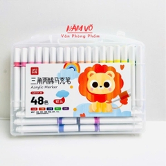 . Màu Acrylic Lex 107 (Ngòi Nhọn, Thân Tam Giác)