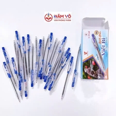G-Star Bút Bi Bấm Ấn Độ Vỏ Trong (Xanh, Đỏ) 4A (24 Cây/ Hộp; 72 Hộp/Thùng)