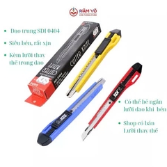 Dao Rọc Giấy SDI Trung 0404 (12 Cây/Hộp; 50 Hộp/ Thùng)