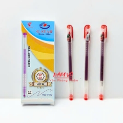 G-Star Bút Bi GP02 (Xanh, Tím, Đỏ, Đen) (12 Cây/Hộp; 144 Hộp/ Thùng)