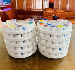 Khay 12 Màu + Cọ Hình Gấu Aihao (60 Bộ/ Thùng)