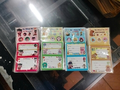 Nhãn 2 Ô (20 Nhãn/ Xấp; 10 Xấp/ Bó; 10 Bó/ Bịch)