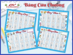 Bảng Cộng, Trừ, Nhân, Chia Có Keo Dán (4 Tờ/ Xấp; 10 Xấp/ Bó; 100 Xấp/ Cục)