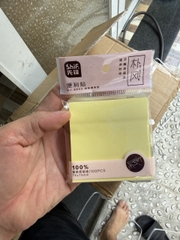 Giấy Note Vàng 3x3 8603 (76mm X 76mm) (100 Tờ/Xấp, 20 Xấp/Hộp, 30 Hộp/Thùng)