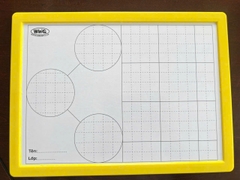 Win Q Bảng Bộ Khổ A4 B06 (4 Ô Ly) Bảng Tách Gộp (10 Cái/Lốc, 80 Cái/Thùng)
