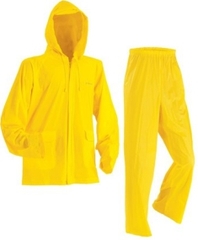 Áo Mưa Bộ 2 Mảnh Nhựa PVC Oriental Heavy Duty, Size M-3XL, Màu Vàng