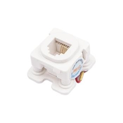 Ổ Cắm Điện Thoại 4 Dây Có Đầu Sẵn Pavalock PV9/RJ40/W