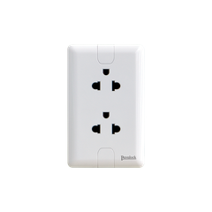 Ổ Cắm Đôi 3 Chấu 16A Pavalock PV9/UE2/V