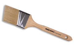 2.5"(6.3cm) Cọ Sơn Đầu Xéo Lông Trắng Thanh Bình 1XT25, 12 Cây / Lố