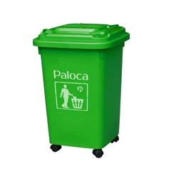 Thùng Rác Nhựa HDPE 60L Màu Xanh Lá HTN60-G1