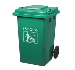 Thùng Rác Nhựa HDPE 80L Xanh Lá HTN80-G1