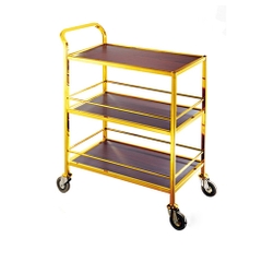 Xe Đẩy Phục Vụ Rượu Khách Sạn Nhà Hàng 3 Tầng HTIX55-B