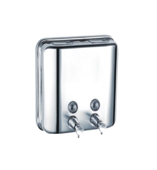 Hộp Đựng Nước Rửa Tay Inox 2 Ngăn 450 Ml X 2 HTKW-B76