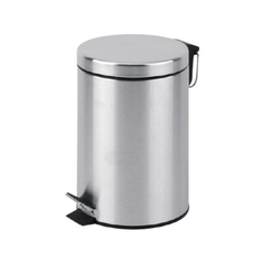 Thùng Rác Inox Đạp Chân Tròn 20L Paloca TRDI20