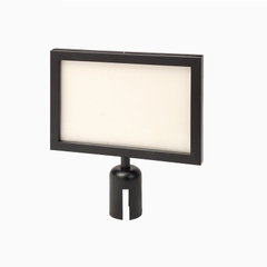 Biển Báo Ngang Sơn Đen Chụp Đầu Cột Chắn A3 HTIB-A3D