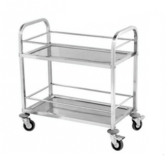 Xe Đẩy Inox 2 Tầng D85 XDI85-2