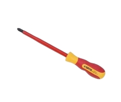 #3×150mm Tuốc Nơ Vít G Đầu Chữ Thập Cách Điện VDE 1000V Thép Cr-V SATA 61214