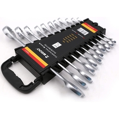 11PCS Combination Wrench Set SAE, WD003D11, 1/4",5/16",3/8",7/16",1/2",9/16",5/8",11/16",3/4",13/16",7/8", WEDO, Steel