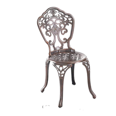 Ghế Nhôm Đúc Mẫu Hoa Lan PTGN-1