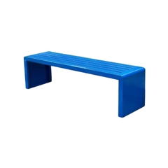 Ghế Công Viên Không Tựa Xanh Dương 150cm Poliva PTTX-1.5