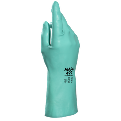 Găng Tay Nitrile Chống Hóa Chất Mapa Ultranitril 492, Cỡ 8 Đến 10