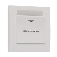 Bộ Công Tắc Chìa Khóa Thẻ Vivace Schneider KB31EKT_WE, 86x86mm, Màu Trắng, 6 Cái / Hộp, 60 Cái / Thùng