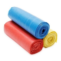 Bao Rác Cỡ Trung Màu, 55x65 cm, 3 Cuộn/Gói, 1Kg/Gói, 12 Gói/Thùng