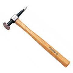 330mm Búa Gò Đầu Mũi Thẳng Cán Gỗ Thép Phay Cao SATA 92105, 305g